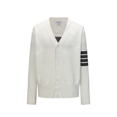 톰브라운 여성 브이넥 가디건 - Thom Browne Womens V-neck Cardigan - thc8388x