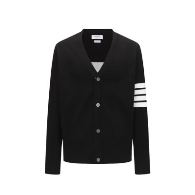톰브라운 여성 브이넥 가디건 - Thom Browne Womens V-neck Cardigan - thc8389x