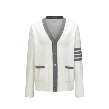 톰브라운 여성 브이넥 가디건 - Thom Browne Womens V-neck Cardigan - thc8390x