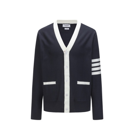 톰브라운 여성 브이넥 가디건 - Thom Browne Womens V-neck Cardigan - thc8391x