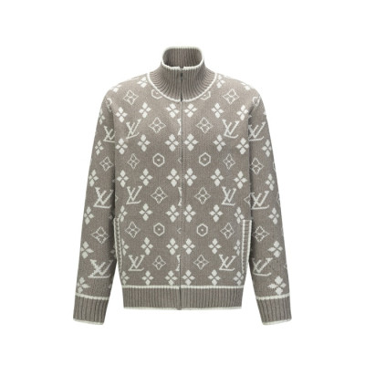루이비통 남성 집업 스웨터 - Louis vuitton Mens Zip-up Sweater - lvc8402x