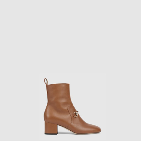 구찌 여성 홀스빗 앵클 부츠 - Gucci Womens Horsebit Ankle Boots - gus8143x