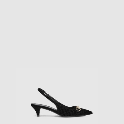 구찌 여성 홀스빗 슬링백 펌프스 - Gucci Womens Horsebit Slingback Pumps - gus8215x
