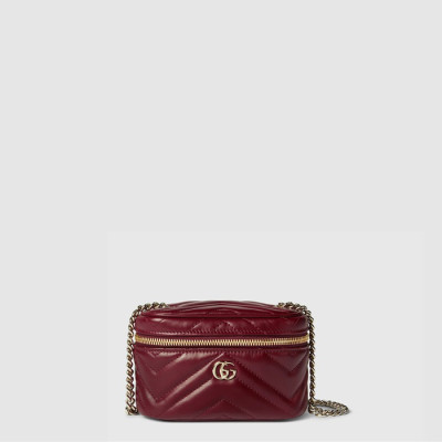 구찌 여성 GG 마몽 나노 베니티 백 - Gucci Womens GG Marmont Nano Vanity Bag - gub9904x