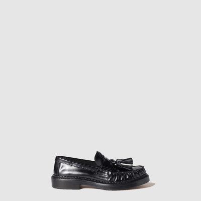 미우미우 여성 폴리시드 가죽 테슬 로퍼 - Miu Miu Womens Polished Leather Tassel Loafers - mis8220x