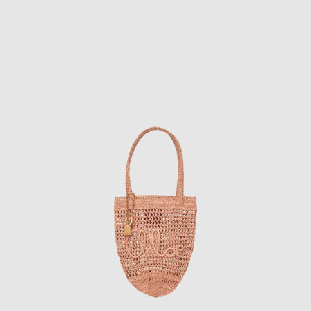 끌로에 여성 라피아 스몰 Summer Banana 토트백 - Chloe Womens Raffia Small Summer Banana Tote Bag - chb10042x