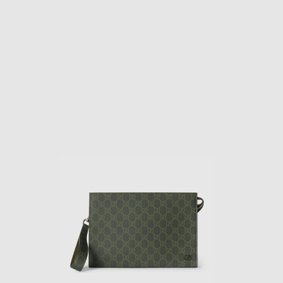 구찌 남성 GG 모노그램 스몰 파우치 - Gucci Mens GG Monogram Small Pouch - gub10050x
