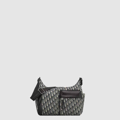 디올 남성 라이더 소프트 미디엄 호보백 - Dior Mens Rider Soft Medium Hobo Bag - dib10135x