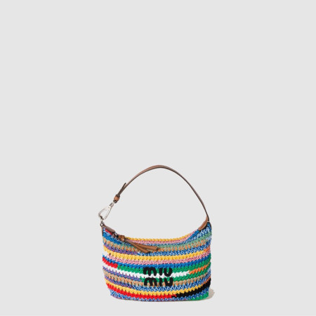 미우미우 여성 크로셰 파우치 - Miumiu Womens Crochet Pouch - mib10339x