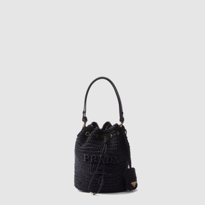 프라다 여성 크로셰 미니 버킷 백 1BE068 - Prada Womens Crochet Mini Bucket Bag - prb10398x