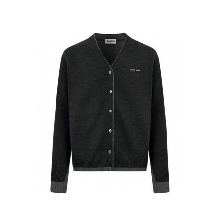 미우미우 남성 브이넥 가디건 - Miumiu Mens V-neck Cardigan - mic8471x