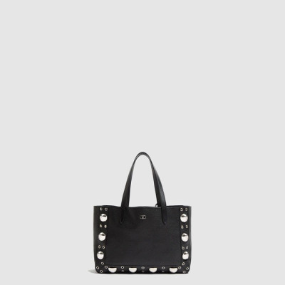 발렌티노 여성 가라바니 넬코트 그레이니 미디엄 쇼퍼백 - Valentino Womens Garavani Nellcote Grainy Medium Shopper Bag - vab10650x