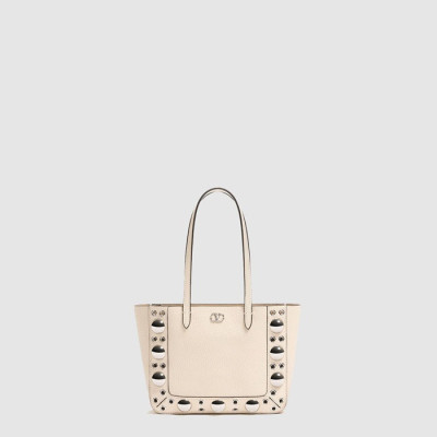 발렌티노 여성 가라바니 넬코트 그레이니 미니 쇼퍼백 - Valentino Womens Garavani Nellcote Grainy Mini Shopper Bag - vab10651x