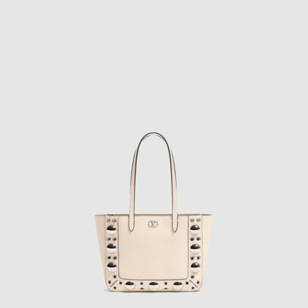 발렌티노 여성 가라바니 넬코트 그레이니 미니 쇼퍼백 - Valentino Womens Garavani Nellcote Grainy Mini Shopper Bag - vab10651x