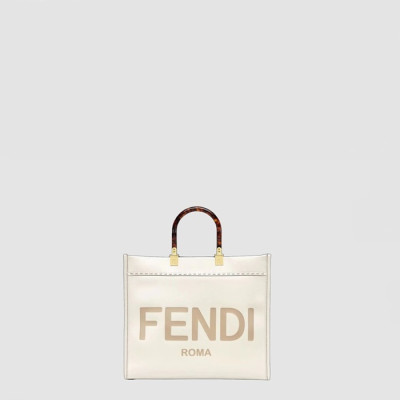 펜디 남/녀 선샤인 미디엄 가죽 쇼퍼 - Fendi Unisex Sunshine Medium Tote Bag - feb10716x