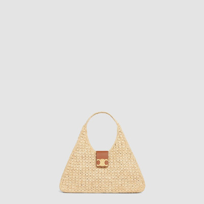 입생로랑 여성 라피아 삼각백 - Saint Laurent Womens Woven Raffia Triangular bag - ysb10739x