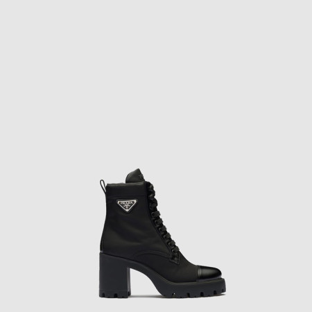 프라다 여성 리나일론 가죽 부티 - Prada Womens Re-Nylon Leather Booties - prs8394x