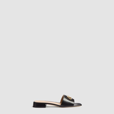 구찌 여성 브이로고 시그니처 슬라이드 샌들 - Gucci Womens V-Logo Signature Slide Sandals - gus8450x