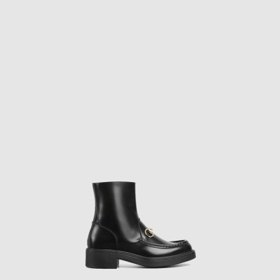 구찌 여성 홀스빗 앵클 부츠 - Gucci Womens Horsebit Ankle Boots - gus8524x