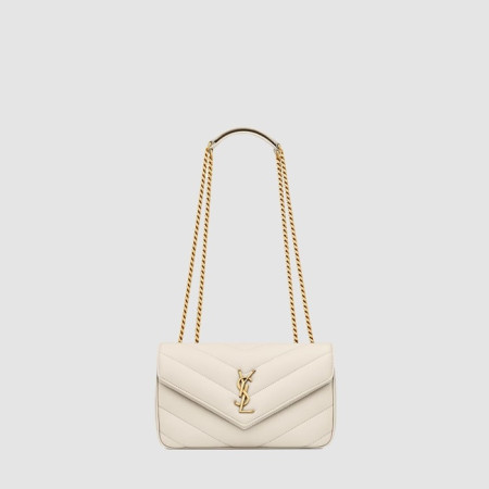 입생로랑 여성 루루 푸퍼 퀄팅 스몰 체인백 - Saint Laurent Womens Loulou Puffer Bag - ysb11109x