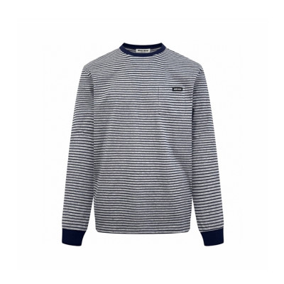 미우미우 남성 라운드 긴팔티 - Miumiu Mens Round Tshirt - mic8517x