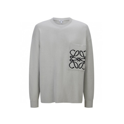 로에베 남성 라운드 스웨터 - Loewe Mens Round Sweater - loc8519x