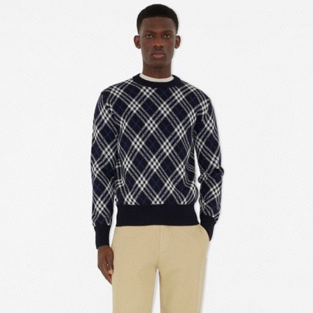 버버리 남성 라운드 스웨터 - Burberry Mens Round Sweater - buc8526x