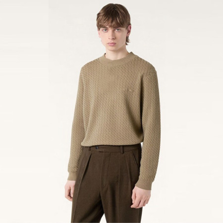 로로피아나 남성 라운드 스웨터 - Loro Piana Mens Round Sweater - lpc8576x