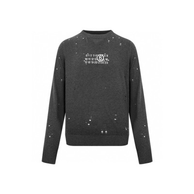 메종 마르지엘라 남성 라운드 니트 - Maison margiela Mens Round Knitwear - mac8593x