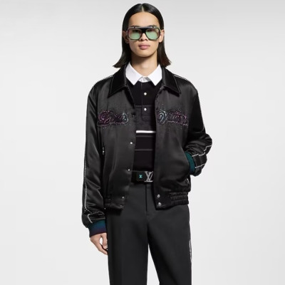 루이비통 남성 봄버 재킷 - Louis vuitton Mens Bomber Jacket - lvc8628x
