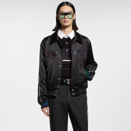 루이비통 남성 봄버 재킷 - Louis vuitton Mens Bomber Jacket - lvc8628x