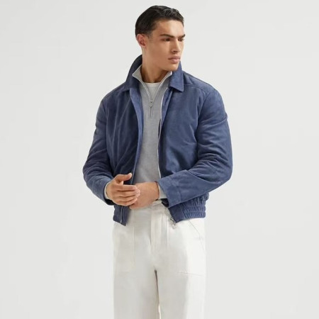 브루넬로쿠치넬리 남성 폴로 재킷 - Brunello Cucinelli Mens Polo Jacket - brc8633x