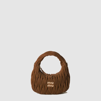 미우미우 여성 완더 마테라쎄 호보 백 - Miumiu Womens Wander Matelasse Hobo Bag - mib11192x