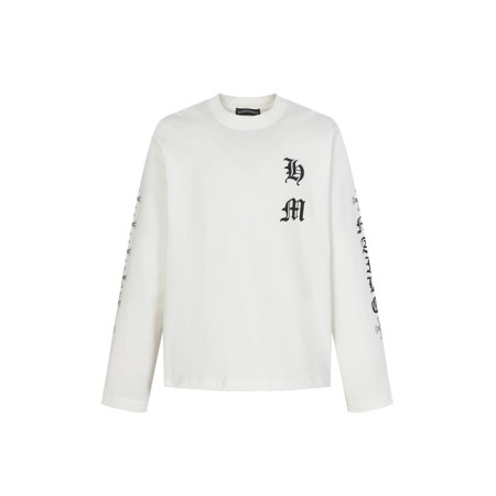 크롬하츠 남성 라운드 긴팔티 - Chrome Hearts Mens Round Tshirt - chc8658x