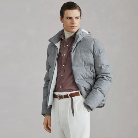 브루넬로쿠치넬리 남성 다운 패딩 - Brunello Cucinelli Mens Down Padding - brc8718x