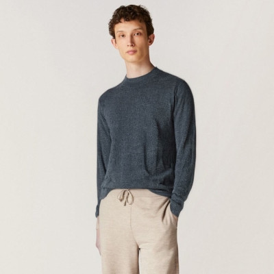 로로피아나 남성 라운드 스웨터 - Loro Piana Mens Round Sweater - lpc8738x