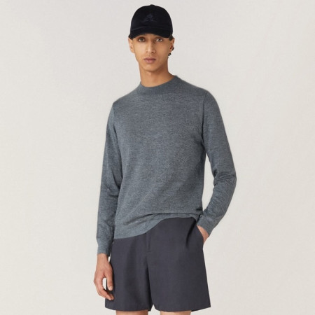 로로피아나 남성 라운드 스웨터 - Loro Piana Mens Round Sweater - lpc8742x