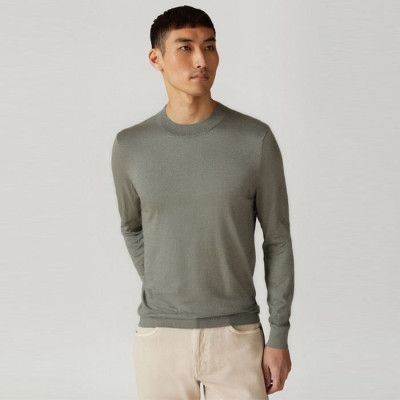 로로피아나 남성 라운드 스웨터 - Loro Piana Mens Round Sweater - lpc8808x