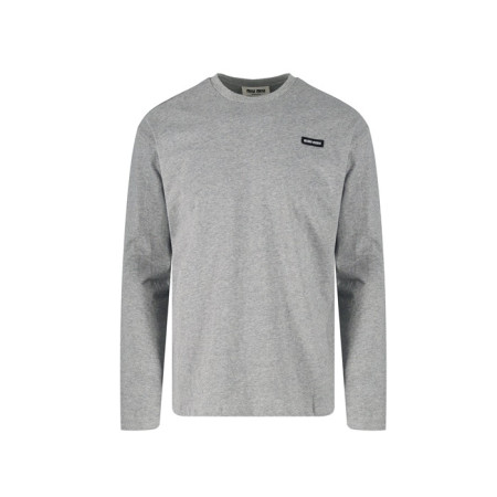 미우미우 남성 라운드 긴팔티 - Miumiu Mens Round Tshirt - mic8881x