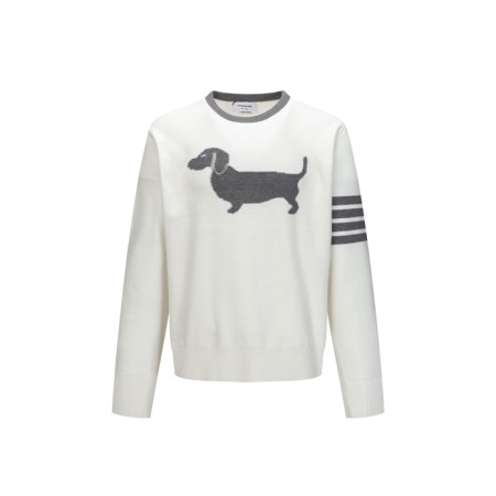 톰브라운 여성 라운드 니트 - Thom Browne Womens Knitwear - thc8888x