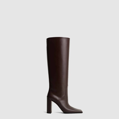 알라이아 여성 스퀘어 니 부츠 - Alaia Womens Square Knee Boots - als8601x