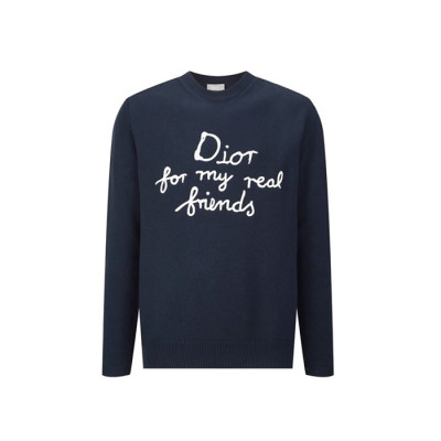 디올 남성 라운드 스웨터 - Dior Mens Round Sweater - dic8939x