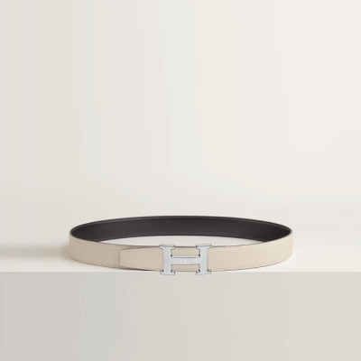 에르메스 남성 H Striee 버클 리버서블 벨트 - Hermes Mens H Striee Buckle Reversible Belt - bel402x