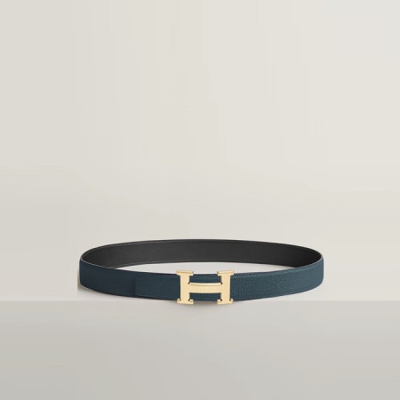 에르메스 남성 H Striee 버클 리버서블 벨트 - Hermes Mens H Striee Buckle Reversible Belt - bel407x