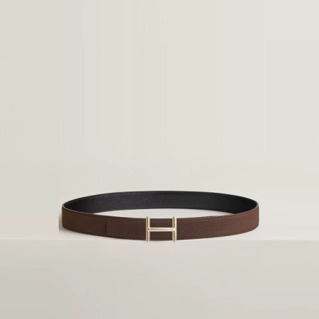 에르메스 남성 Hisseo 버클 리버서블 벨트 - Hermes Mens Hisseo Buckle Reversible Belt - bel410x