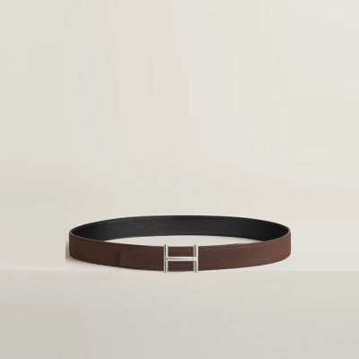에르메스 남성 Hisseo 버클 리버서블 벨트 - Hermes Mens Hisseo Buckle Reversible Belt - bel411x