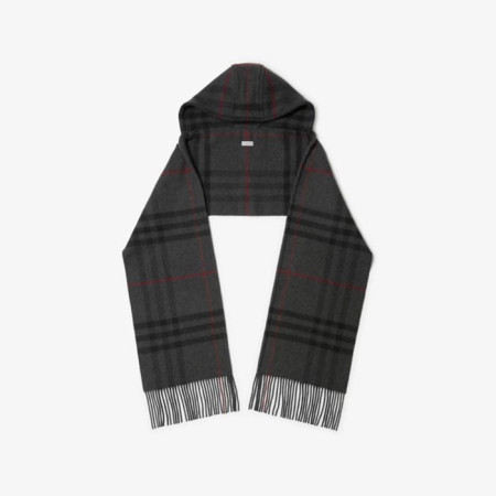 버버리 남/녀 체크 후드 스카프 - Burberry Unisex Checked Hooded Scarf - acc6121x