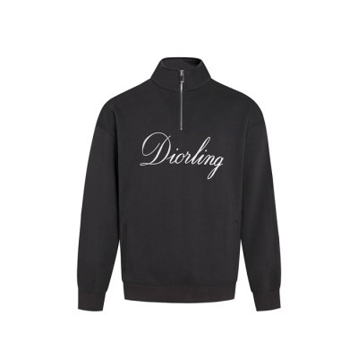 디올 남성 터틀넥 맨투맨 - Dior Mens Turtle-neck Tshirt - dic9684x