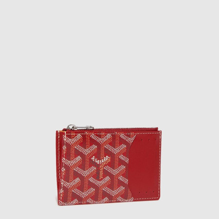 고야드 남/녀 부르봉 지퍼 카드 홀더 - Goyard Unisex Bourbon Zipper Card Holder - gow411x