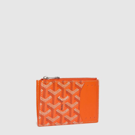 고야드 남/녀 부르봉 지퍼 카드 홀더 - Goyard Unisex Bourbon Zipper Card Holder - gow412x